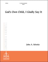 God'S Own Child, I Gladly Say It Handbell sheet music cover
